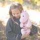 thumbnail image 2 of Peluche con forma de dinosaurio rosa más suave del mundo, 40 cm, de peluche, 2 of 6