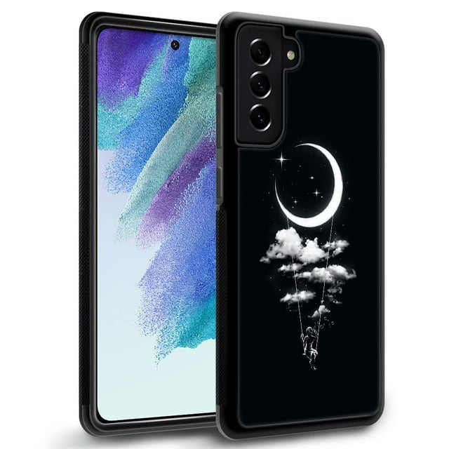 Daizag Compatible Con Samsung Galaxy S21 Ultra Funda Protección Integral A Prueba De Golpes Anti-Arañazos Tpu Fundas Para Hombre Mujer-Niña Libre Bajo La Luna