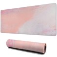 thumbnail image 1 of 'Stay Positive' Golden Mousepad: Game, Work, Shine - Large Non-Slip Rubber Base, Stitched Edges - Waterproof Mat for Enhanced Office or Home Experience, 1 of 7