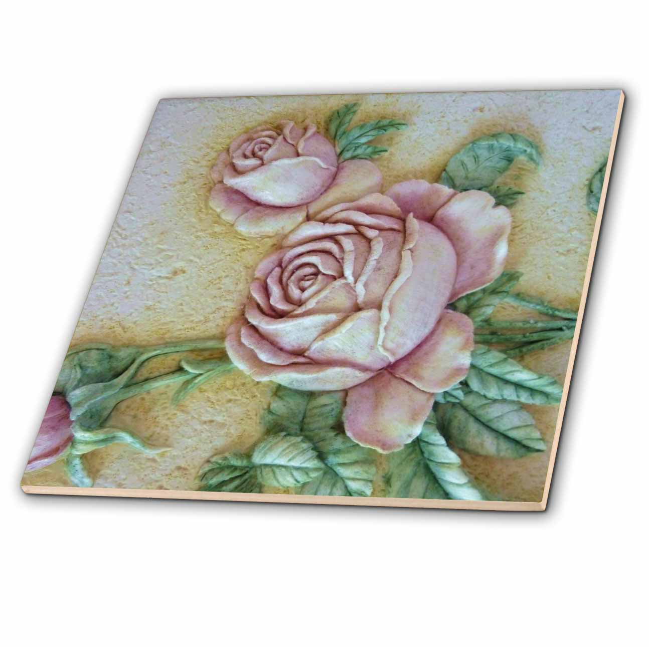 3dRose Ceramic Roses - Ceramic Tile, 12-inch - Walmart.com