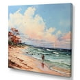 thumbnail image 2 of Designart "Breezy Beach Relaxation I" Nautical & Beach Canvas Wall Art, 2 of 5