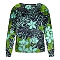 thumbnail image 4 of Blusa de manga larga con estampado floral a la moda para mujer Fridja fjkfkj7015, 4 of 5