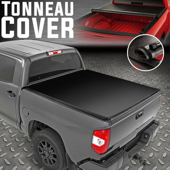 Nuvision for 22-Present Toyota Tundra 5.5Ft Truck Bed Soft Vinyl Roll-Up Tonneau Cover