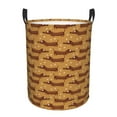 thumbnail image 6 of Picia Dachshund Dog Puppy Large Laundry Basket, Waterproof, Freestanding Laundry Hamper, Collapsible Tall Clothes Hamper with Extended Handles-Small, 6 of 8