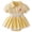 Z01 Yellow, variant on JUMEYU Baby Dresses for Girls Newborn Baby Girl Summer Outfit Linen Ruffle Bubble Romper Dress One Piece Bodysuit Jumpsuit Infant Summer Clothes 0 3 6 9 12 18 24 Months (Purple,6-9 Months)