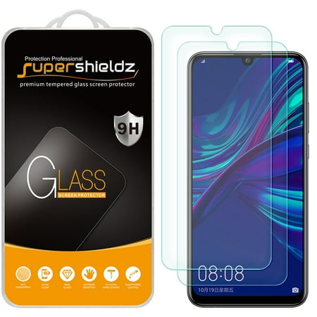 [2-Pack] Supershieldz for Huawei P Smart Plus (2019) Tempered Glass Screen Protector, Anti-Scratch, Anti-Fingerprint, Bubble