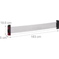 thumbnail image 2 of Table Tennis Net, Ping Pong, Extendable, 180 cm Wide, Clamps Up to 5 cm Thick, Black/Red., 2 of 4