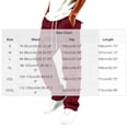 thumbnail image 3 of Homenesgenics Big and Tall Cargo Pants Men 2026 Casual Pockets Elastic Waist Sweatpants Work Trousers Wine XXXL, 3 of 7