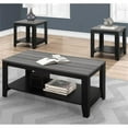 thumbnail image 2 of Pemberly Row Table Set 3pc Set Coffee End Side Accent Living Room Laminate Black, 2 of 5