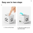 thumbnail image 5 of Cube Timer, Time, Kitchen Timer Kids Timer for ADHD Productivity Workout Flip Timer Classroom for StudyTime Countdown Management Settings 15 20 30 60 Minutes, 5 of 7