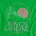 thumbnail image 2 of Game of Thrones Kings Landing Women's T Shirt,Kelly Green, Medium, 2 of 6