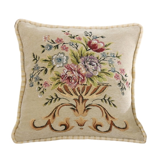 Colorful Embroidery Pillowcase Cushions Cover Soft Fabric Throw Pillow Case for Sofa and Bed Encasement Women Favorites