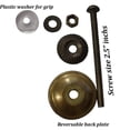thumbnail image 3 of Perilla Home Set of 6 Knobs for Cabinet & Drawers Mother of Pearl Knobs Decorative Vintage Knobs for Home Kitchen Cabinet Hardware Cupboard Door Dresser Wardrobe & Drawer Pulls (Marseille), 3 of 5