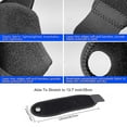 thumbnail image 4 of Set Of 2 Adjustable Wrist Support With Velcro Fastener, Thumb Brace, Breathable Wrist Wrap(black), 4 of 5