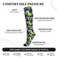 thumbnail image 3 of Lsque Football Pattern Sport Compression Socks for Men & Women 15-20 mmHg Knee High Nurse Pregnant Running Medical and Travel Athletic, 3 of 6
