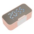 thumbnail image 1 of BT Speaker With Time Display, 6 In 1 Voice Calling Speaker With Noise Cancelling Mic, Dual Alarm Clock, , Mirror Clock And Temperature Display, 1 of 8