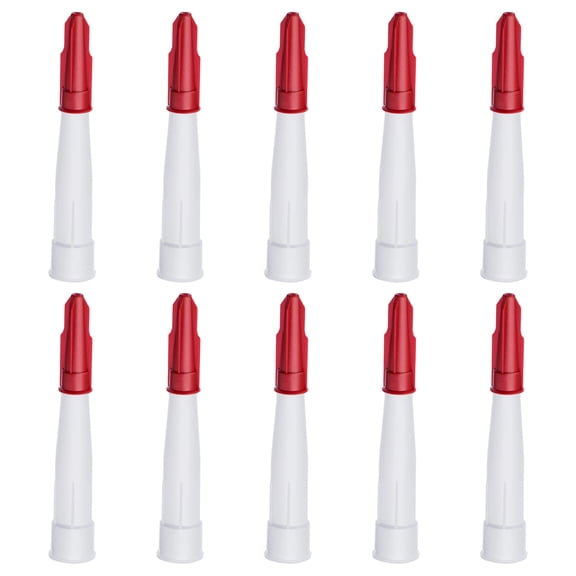 Pack of 10 Silicone Sealant Nozzle With Attached Caps for Caulking Tool Standard Thread Construction Applicator Tips