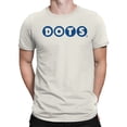 thumbnail image 2 of Officially Licensed Dots Blue Logo Design Men's T-shirt, 2 of 3