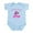 Sky Blue, variant on CafePress - Party My Crib Girls - Baby Light Bodysuit, Size Newborn - 24 Months