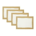 thumbnail image 5 of Villeroy & Boch Villeroy and Boch Metallic Brushstroke Placemats (Set of 4) White, 5 of 5