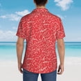 thumbnail image 6 of Daiia Beef2 Hawaiian Shirt for Men Gentle Cotton Regular Short Sleeve Casual-Medium, 6 of 9