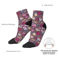 thumbnail image 6 of Fuzoiu Doodles Wedding Print Adult Socks, Crew Moisture-wicking Socks, Unisex Cushion Crew Socks,Casual Sports Ankle Socks, 6 of 7