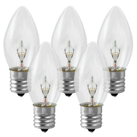 25 Pack - C9 - Clear - 7 Watt - Christmas Light Replacement Bulbs 25 Pack - C9 - Clear - 7 Watt - Christmas Light Replacement Bulbs - Intermediate Base - 130 Volt - Walmart.com - 25 Pack - C9 - Clear - 7 Watt - Christmas Light Replacement Bulbs
