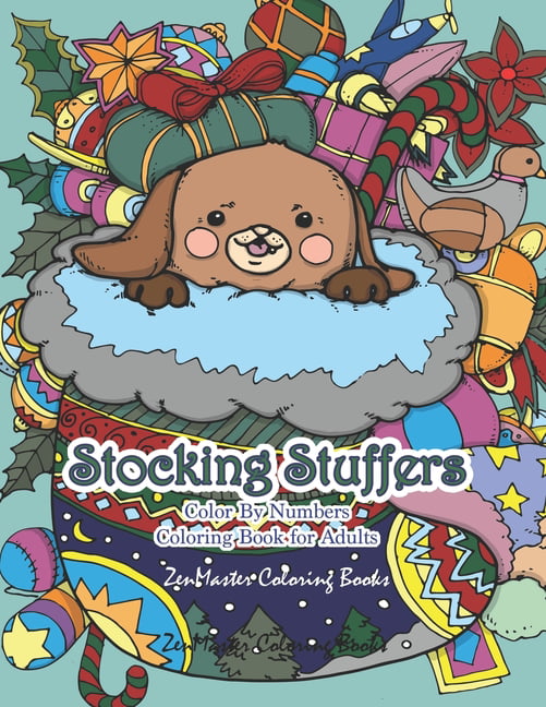 Adult Color by Number Coloring Books: Stocking Stuffers ...