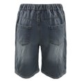 thumbnail image 4 of Sopiago Jean Shorts Streetwear Y2K Baggy Oversized Baggy Jean Vintage Jorts Athletic Pants for Boys Dark Blue,12-13 Years, 4 of 7