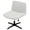 Jade White, variant on Armless Chair Slipcover Armless Office Desk Chair Cover Knitted Jacquard Modern Vanity Chair Cover Wide Seat Computer Task Chair Cover Mid Back Accent Chair Cover