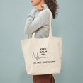 thumbnail image 3 of CafePress - Keep Calm And... Ok, Not That Calm! Tote Bag - Unisex Canvas Tote Bag, Beige, 1-Piece, 3 of 7