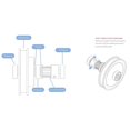 thumbnail image 2 of For Voron 2.4 Accessories 5mm Optical Shaft Limit 30mm/35mm DAxis ZDrive 60mm Optical Shaft for VORON2.4 3D Printer, 2 of 4