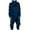 A1-Blue38, variant on Wrap High Collar Long Coat For Men Asymmetric Hem Relaxed Fit Goth Daily Outer Jacket