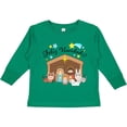 thumbnail image 3 of Inktastic Feliz Navidad Cute Nativity Scene Boys or Girls Long Sleeve Toddler T-Shirt, 3 of 5