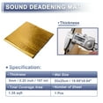 thumbnail image 2 of Alfombra de amortiguación de sonido de 197 mil 5mm 1.35 sqft de Unique Bargains, material de escudo térmico de espuma de aluminio, 2 of 7