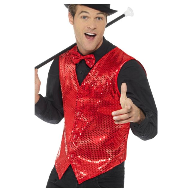 Smiffys Gilet de Costume à Paillettes pour Adulte