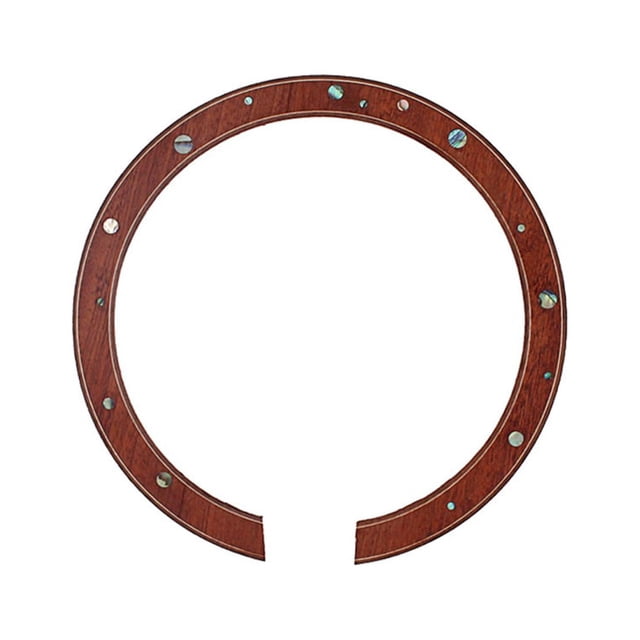 Guitar Decal Durable Beautiful Inlay Stickers DIY Accessories Decorative Strings Rosette for Acoustic Folk Musical Instrument