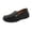 Black, variant on Willtoo Womens Loafers Casual Platform Slip-On Flats Comfortable Wide Toe Non Slip Walking Shoes for Daily Commute