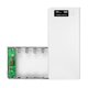 thumbnail image 1 of Banco de energía universal DIY para el soporte del caso 18650 caja de cargador de batería desmontable, blanco Feliz Sencillez, 1 of 5