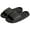 Black, variant on BadPiggies Cloud Slide Sandal for Women and Men, Non Slip Shower Shoes House Bathroom Pillow Slippers