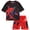 Spider Black/Red Short Sleeve, variant on Marvel Spiderman Boys’ Rash Guard Set – Spider-Man Kids’ UPF 50+ Swim Shirt and Trunks for Boys (3T-12)