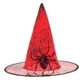 thumbnail image 2 of Novedad Arañas Sombrero de Gorra de mago Accesorios de disfraces de de Halloween rojo, 2 of 9