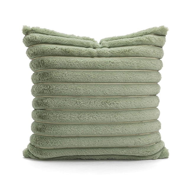Nvzi Funda de almohada decorativa de 18 x 18 pulgadas, estilo rústico, moderna, para sofá, sala de estar, color verde
