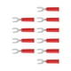 thumbnail image 5 of Conectores de cable de pala de horquilla orificio de 4 mm / 02 pulg Material de latón de 8 mm / 03 pulg Conector de cable tipo U Aspecto de PVC 30Vac-60Vdc para consolas de ANGGREK Otros, 5 of 8