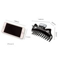 thumbnail image 7 of Thick Hair Super Large Clips Crystal Plastic Claw Clamps Hairgrips Clips Accessories for Women, 2 pack, 7 of 7