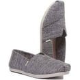 thumbnail image 3 of TOMS Womens Classic Canvas Sneaker Shoes Espadrilles - Black Melange Knit, 3 of 4