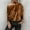 Velvet tops-Brown, variant on Spring Tops for Women Velvet Tops for Women Fashion Women Pullove Skew Collar Solid Long Sleeve Casual Shirt Blouse Tops/Brown M