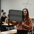 thumbnail image 4 of Homy Casa Foldable Laptop Table with Fixed Cup Holder and Adjustable Metal Frame, 4 of 12