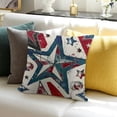 thumbnail image 3 of SHANXI Pillow Covers Stars Beads Decor USA Flag Holiday Pillow Case Decorations for Home Sofa Couch 20x20in, 3 of 5