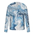 thumbnail image 4 of Awdenio Men's Clothing Tie Dye Print Graphic T Shirt Long Sleeve Spring T-Shirt Novelty Casual Tee, 4 of 5